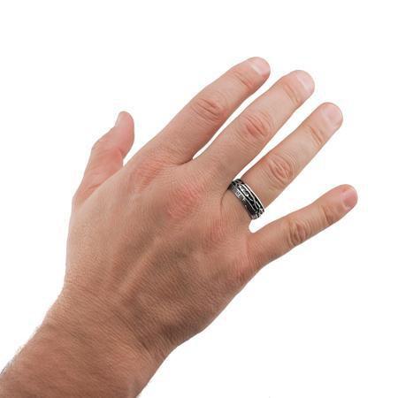 Men's Crown Of Thorns Ring Crucified With Christ - Image 3