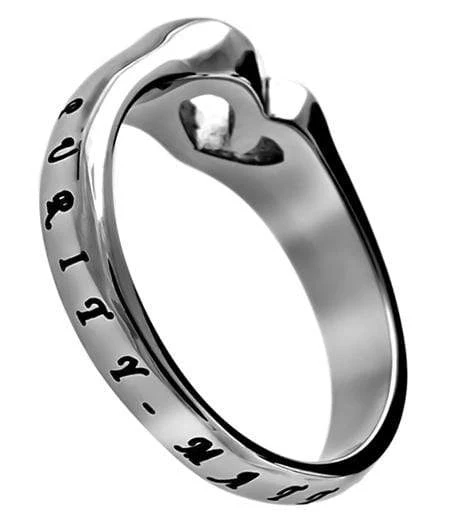 Girl's Heart Purity Ring - Image 2