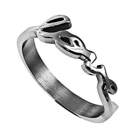 Women's Hand Writing Ring Love