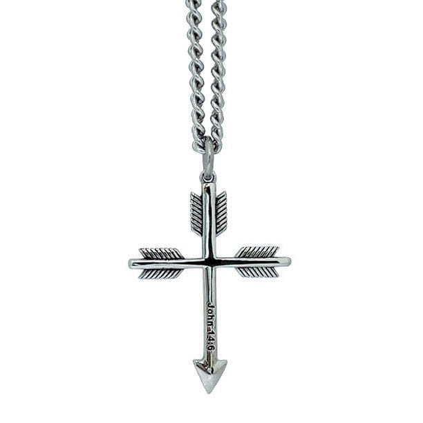 John 14:6 Arrow Cross Necklace - Image 2