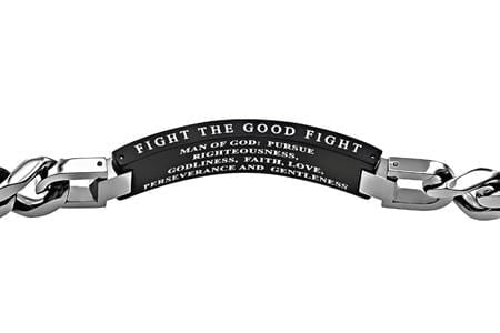 Matte Black Man Of God Bracelet - Image 2