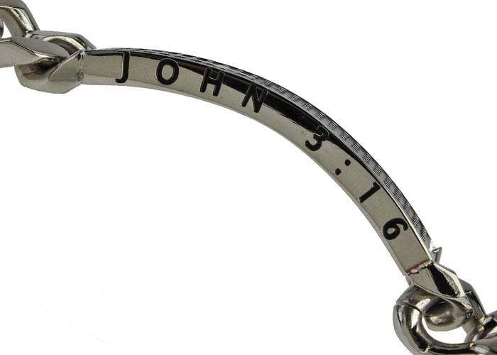 Men's Shield Cross Bracelet Forgiven - Image 2