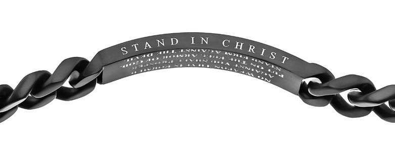 Men's Stainless Steel Black Sport Bracelet No Weapon - Image 3