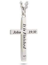 Men's Stainless Steel Flag Cross Necklace - Image 2