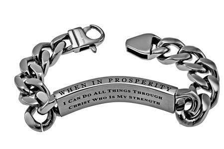 Philippians 4:13 Cable Bracelet - Image 2