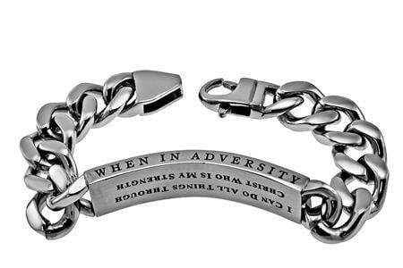 Philippians 4:13 Cable Bracelet - Image 3