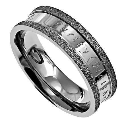 Silver Champagne Purity Ring