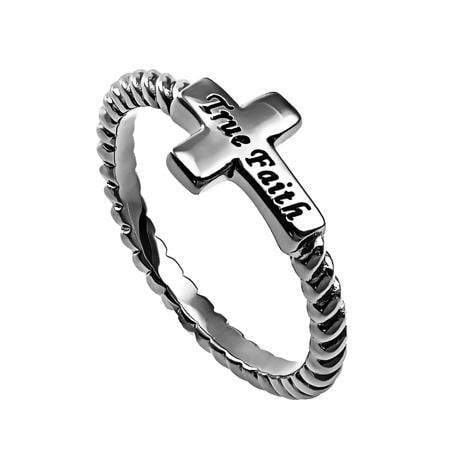 Simplicity True Faith Cross Ring