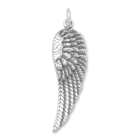 Sterling Silver Angel Wing Pendant