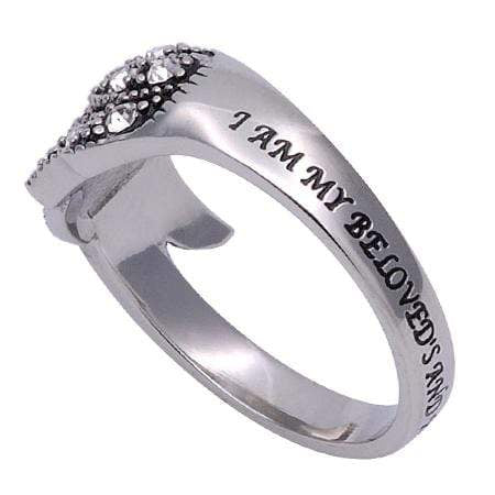 Women's Angel Wing Ring Beloved - Image 2