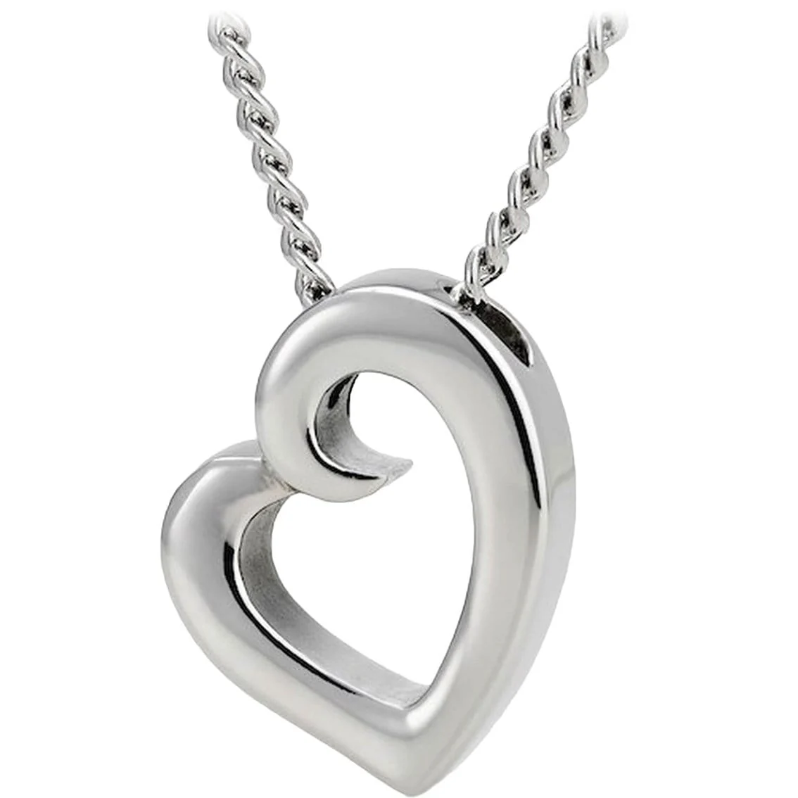 Women's Heart Necklace Love Never Fails