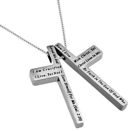 Women's Iron Cross Necklace Crucified - Image 2
