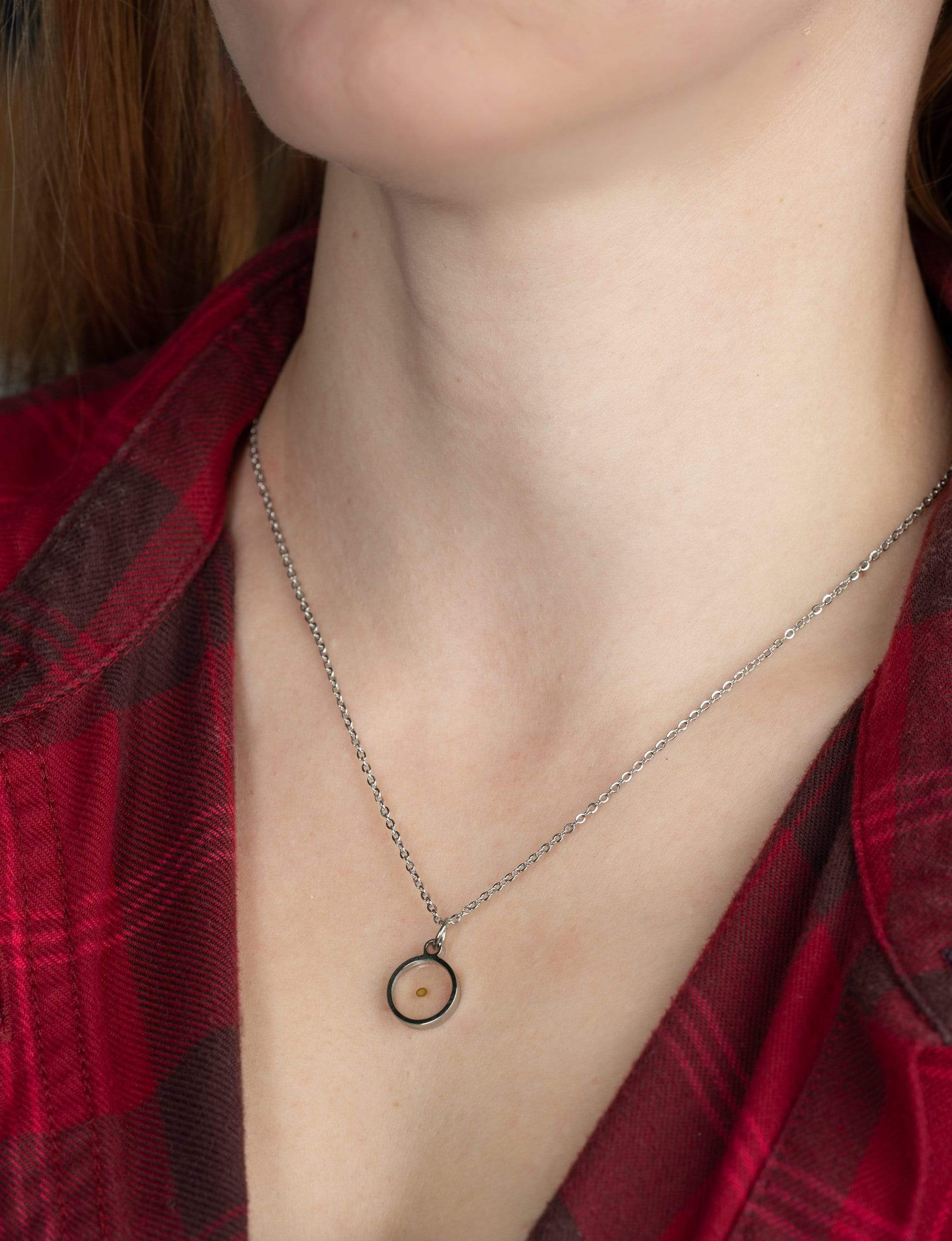 Women's Mustard Seed Necklace Stainless Steel - Image 3