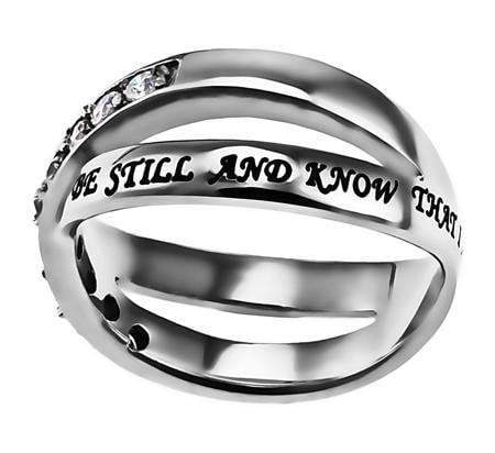Women's Radiance Ring Be Still Bible Verse - Image 2