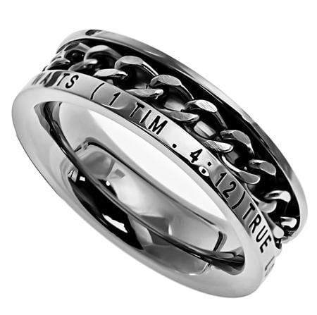 Women's True Love Waits Chain Ring - Image 2
